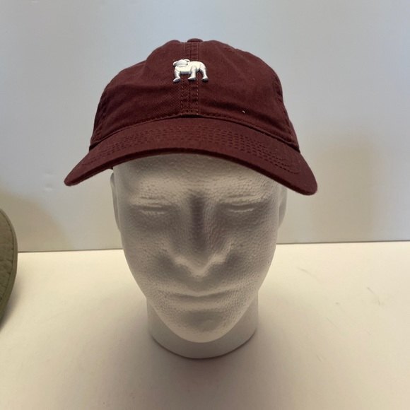 Legacy Brand Maroon Cap White Dog Logo Twill Cap/Hat - Picture 2 of 8